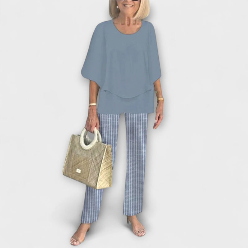 Rosamund – Modernes Set mit bequemer Bluse und Hose