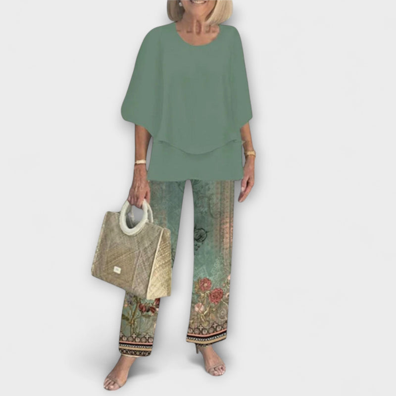 Rosamund – Modernes Set mit bequemer Bluse und Hose