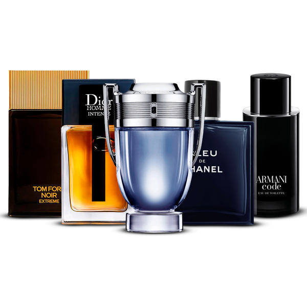 5 Men’s Fragrances – Tom Ford Noir Extrême, Dior Homme Intense, Invictus, Bleu de Chanel & Armani Code [100 ml Each]