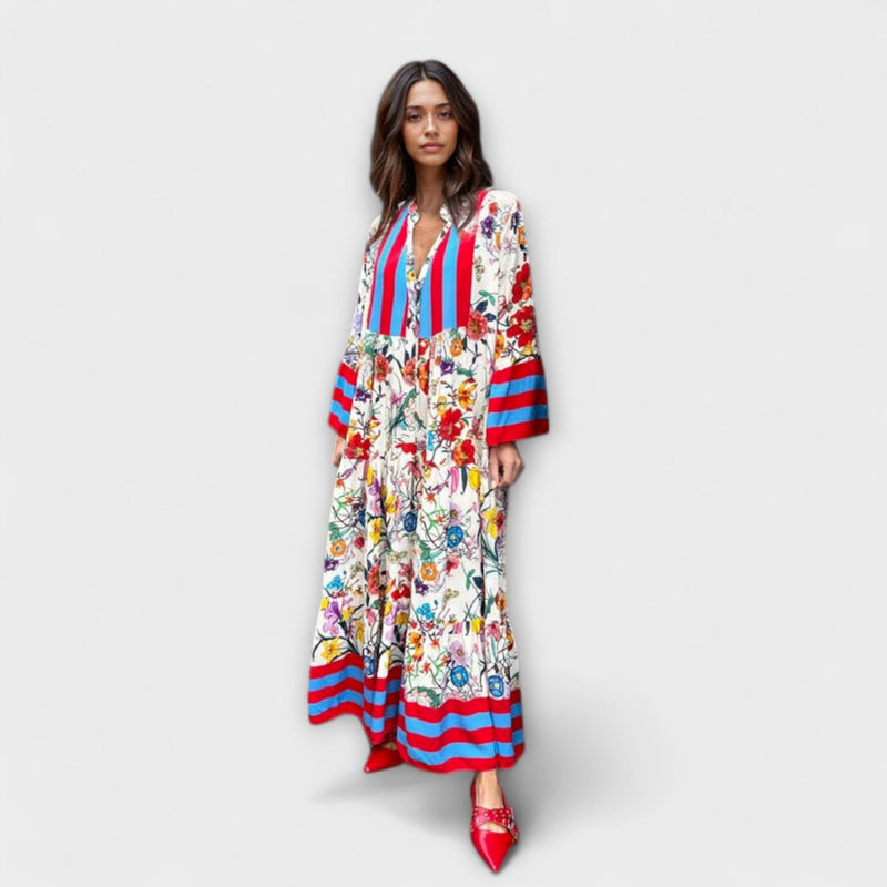 Oriana – Maxikleid mit Blumenmuster