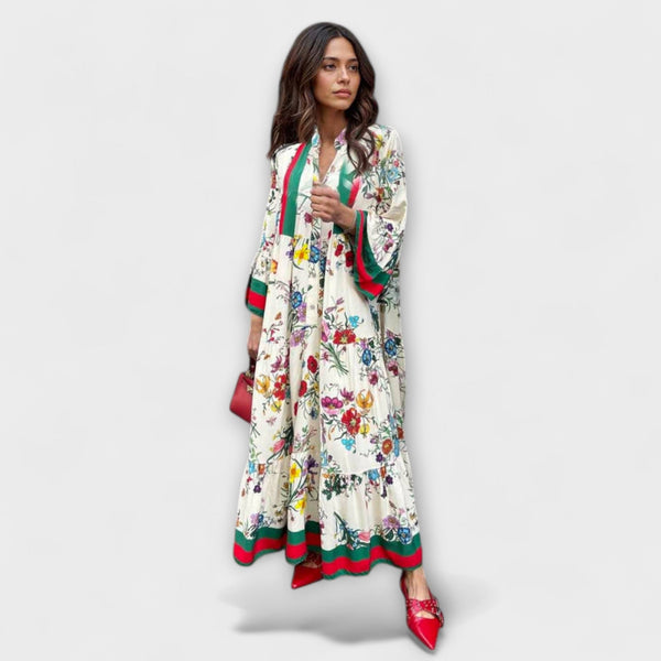 Oriana – Maxikleid mit Blumenmuster
