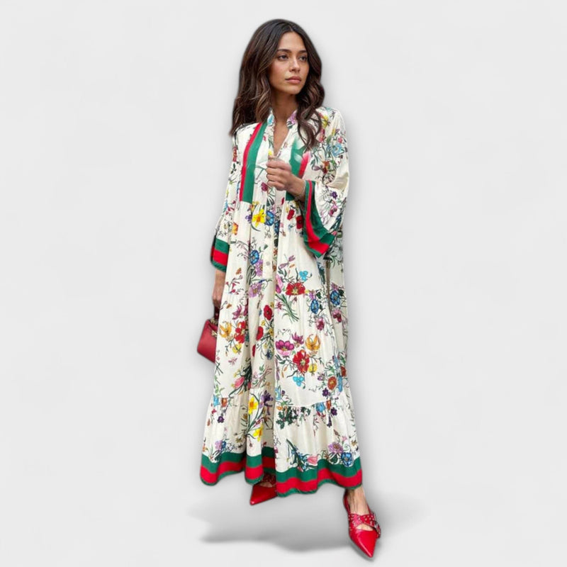Oriana – Maxikleid mit Blumenmuster