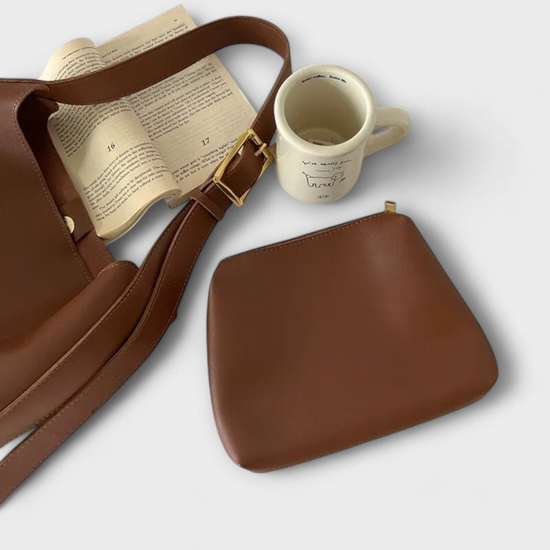 Aurellia – Elegante Lederschultertasche